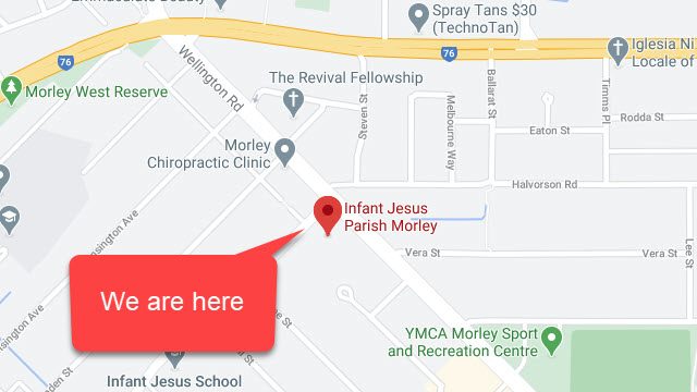 Church Map: 47 Wellington Rd, Morley WA 6062